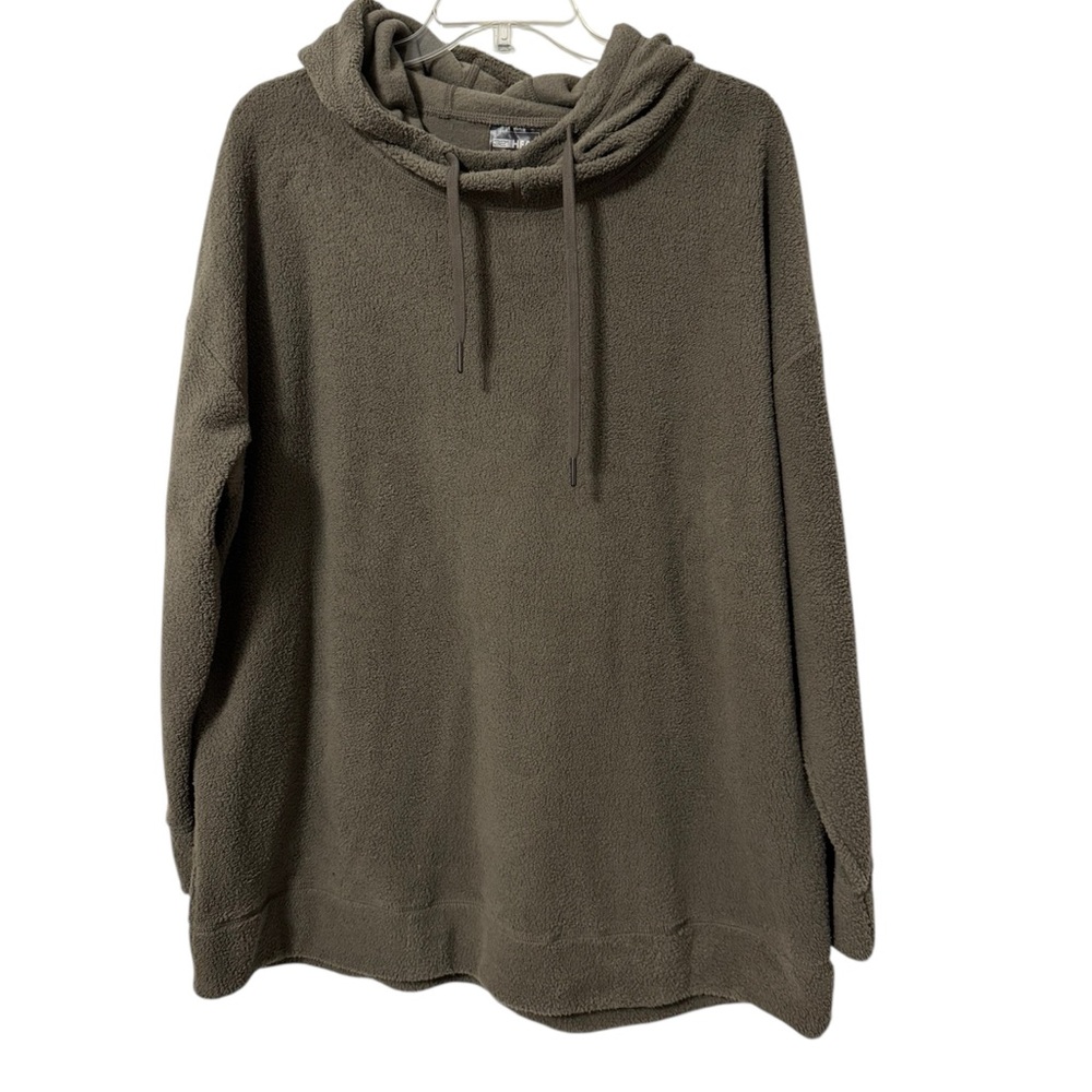 32 Degree Heat Men's Fleece Sweatshirt in Olive Green Size XXL